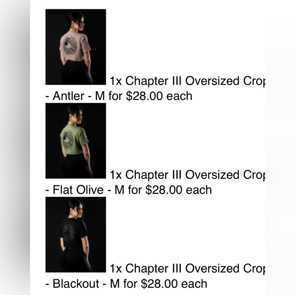Alphalete crop top bundle